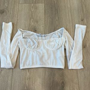 Adika long sleeve crop top